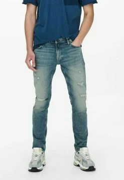 Only & Sons Herren ONSLOOM - Jeans Slim Fit - Blue Denim