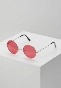 Only & Sons ONSSUNGLASSES ROUND UNISEX - Sonnenbrille - New Red/silver-coloured
