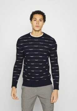 Only & Sons Herren ONSBRUCE LIFE STRIPE - Strickpullover - Dark Navy