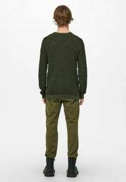 Only & Sons Herren Strickpullover - Olive 5 Only & Sons Herren Strickpullover - Olive -Only & Sons Geschäft 50a821f6ce9947cea5813350775d7e96