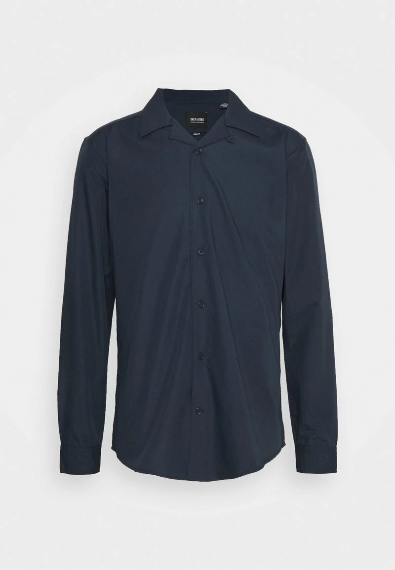 Only & Sons Herren ONSBENNY SOLID SHIRT - Hemd - Dark Navy 1 Only & Sons Herren ONSBENNY SOLID SHIRT - Hemd - Dark Navy