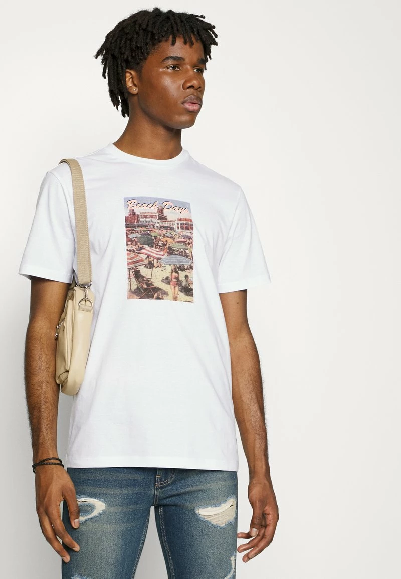 Only & Sons Herren ONSIB REG TEE - T-Shirt Print - Bright White 4 Only & Sons Herren ONSIB REG TEE - T-Shirt Print - Bright White – Bild 4