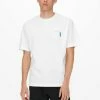 Only & Sons ONSWILBERT TEE - T-Shirt Print - Bright White | Herren
