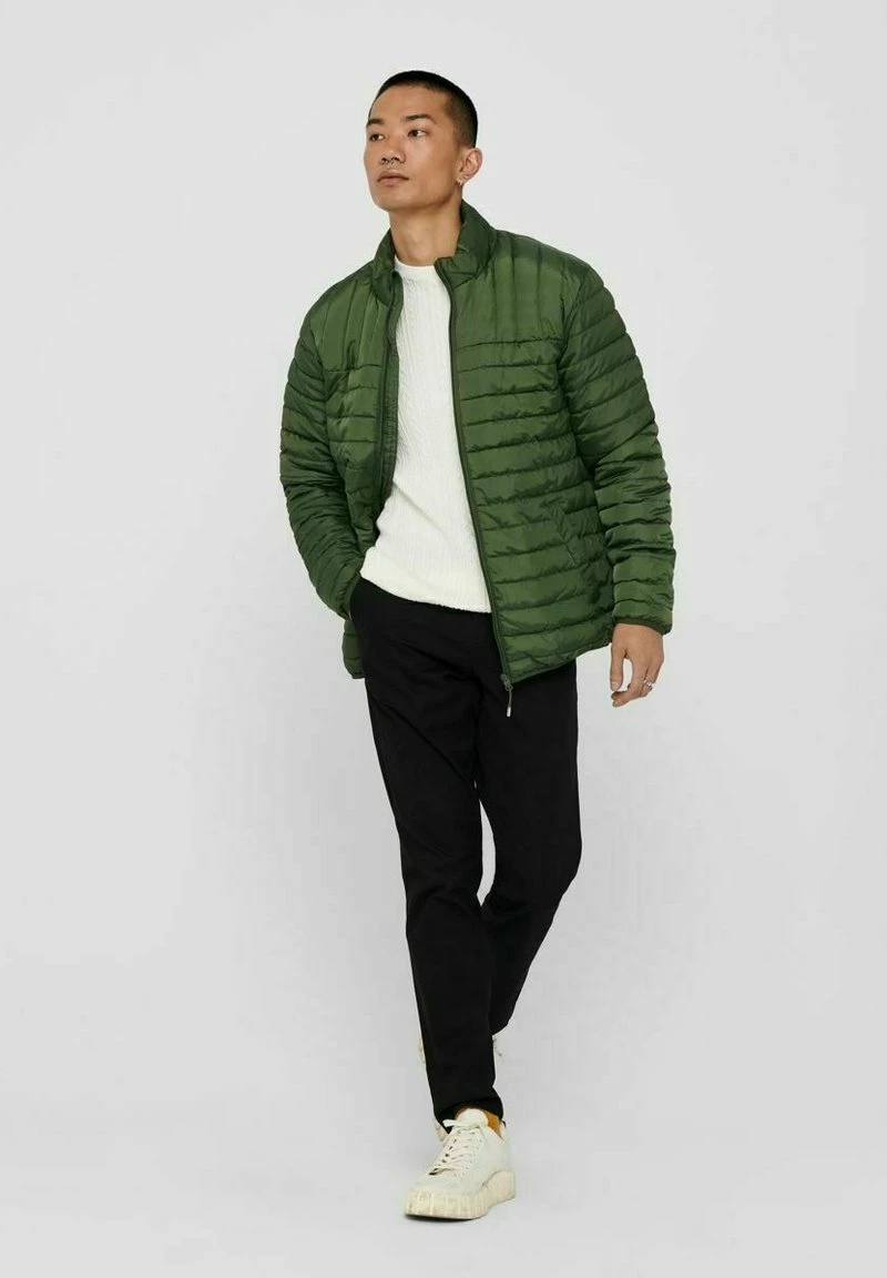 Only & Sons ONSPAUL HIGHNECK JACKET - Übergangsjacke - Olive Night | Herren 2 Only & Sons ONSPAUL HIGHNECK JACKET - Übergangsjacke - Olive Night | Herren – Bild 2