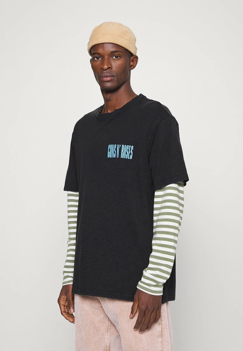 Only & Sons Herren ONSGUNSNROSES LIFE TEE - T-Shirt Print - Black 4 Only & Sons Herren ONSGUNSNROSES LIFE TEE - T-Shirt Print - Black – Bild 4