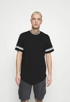 Only & Sons Herren ONSMATT LIFE LONGY STRIPE - T-Shirt Print - Black