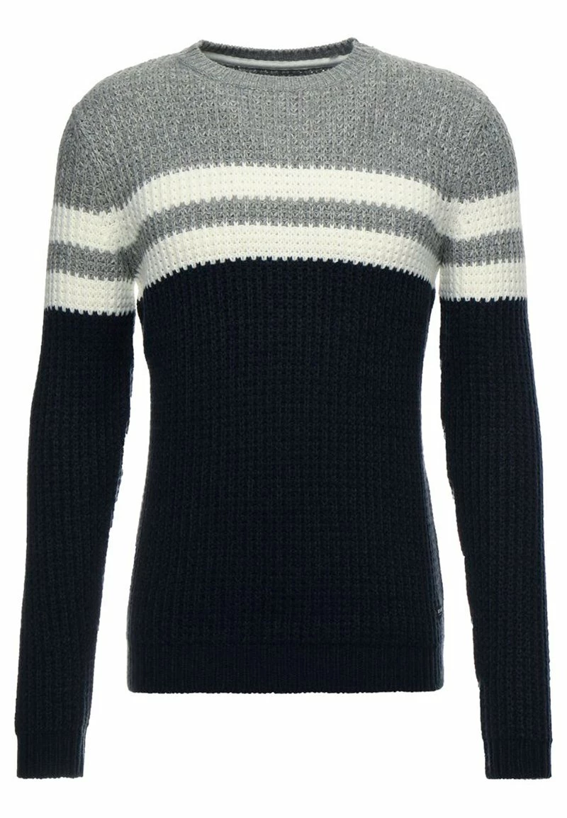 Only & Sons Herren ONSLAZLO STRIPED CREW NECK - Strickpullover - Blue Nights 2 Only & Sons Herren ONSLAZLO STRIPED CREW NECK - Strickpullover - Blue Nights – Bild 2