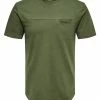Only & Sons Herren ONSDASH LIFE LONGY - T-Shirt Basic - Olive Night