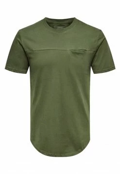 Only & Sons Herren ONSDASH LIFE LONGY - T-Shirt Basic - Olive Night