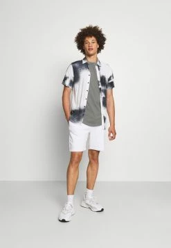 Only & Sons Herren ONSMATT LIFE LONGY TEE 7 PACK - T-Shirt Basic - Dark Blue/beige/green