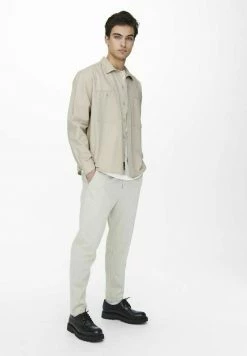 Only & Sons Herren Hemd - Beige -Only & Sons Geschäft 58f8fa8a3135434f80a4262088649c95
