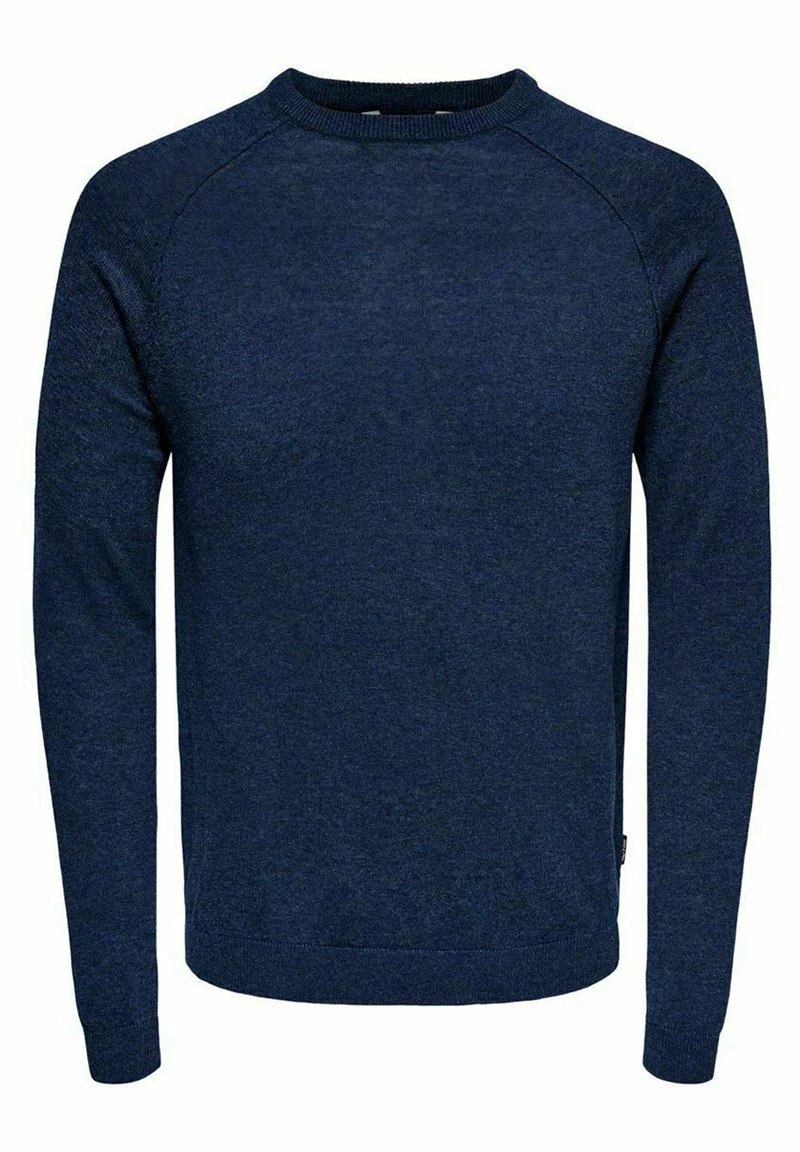 Only & Sons Herren Strickpullover - Dark Navy 1 Only & Sons Herren Strickpullover - Dark Navy