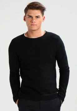 Only & Sons Herren ONSDAN STRUCTURE CREW NECK - Strickpullover - Black