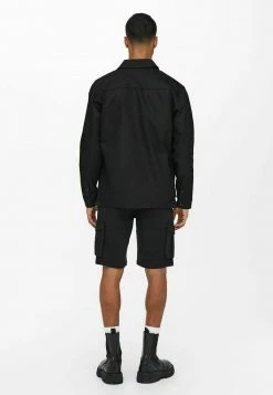 Only & Sons EINFARBIGES CARGO- - Hemd - Black | Herren -Only & Sons Geschäft 5b4bb2ec9b024d94afb63bb92dc79d60