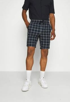 Only & Sons Herren ONSLINUS CHECK - Shorts - Dress Blues