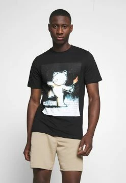 Only & Sons Herren ONSBANKSY - T-Shirt Print - Black