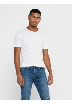 Only & Sons Herren 2 PACK - T-Shirt Basic - White