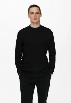 Only & Sons Herren Langarmshirt - Black