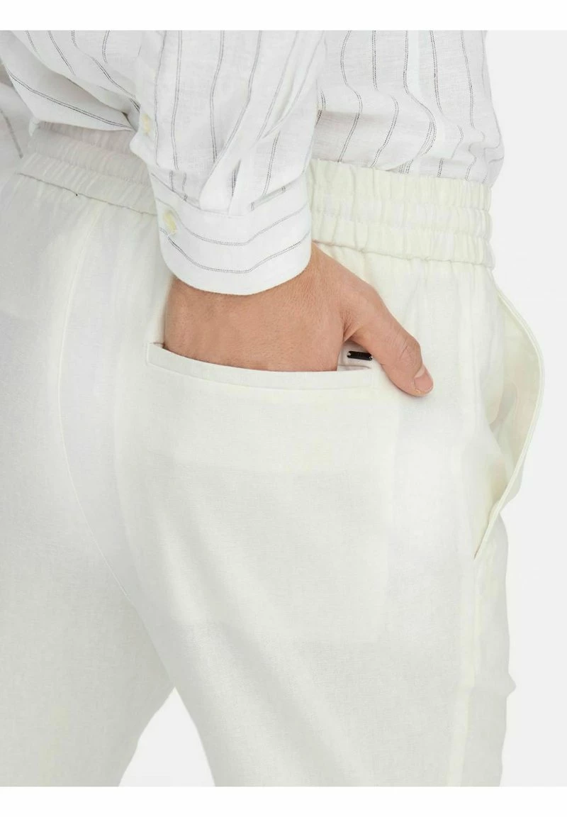 Only & Sons ONSLINUS CROP MIX - Stoffhose - Bright White | Herren 5 Only & Sons ONSLINUS CROP MIX - Stoffhose - Bright White | Herren – Bild 5