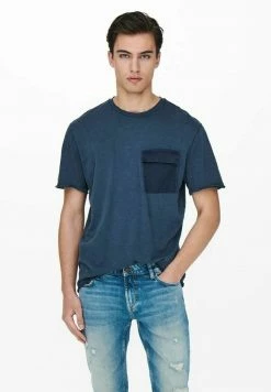 Only & Sons Herren T-Shirt Print - Moonlit Ocean
