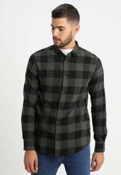 Only & Sons Herren ONSGUDMUND CHECKED - Hemd - Forest Night