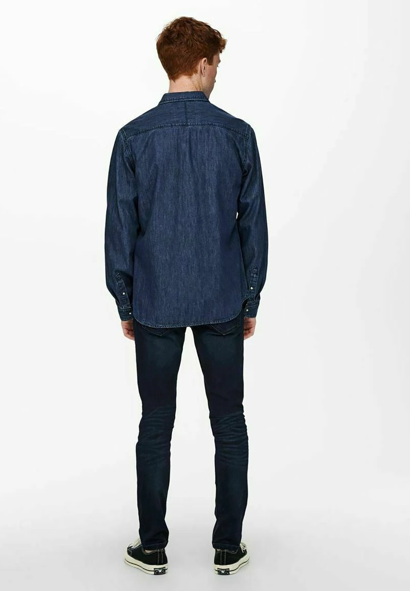 Only & Sons Herren ONSMATTER LIFE - Hemd - Blue Denim 3 Only & Sons Herren ONSMATTER LIFE - Hemd - Blue Denim – Bild 3