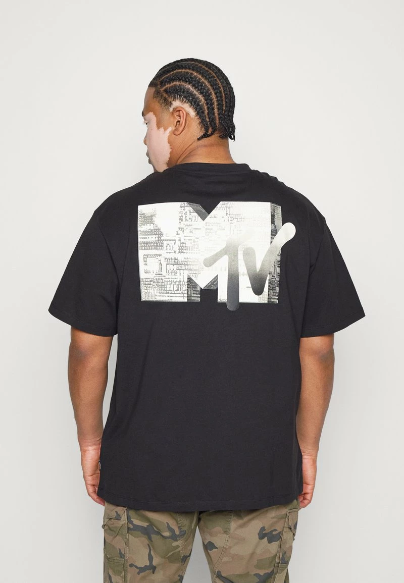 Only & Sons Herren ONSMTV TEE - T-Shirt Print - Black 3 Only & Sons Herren ONSMTV TEE - T-Shirt Print - Black – Bild 3