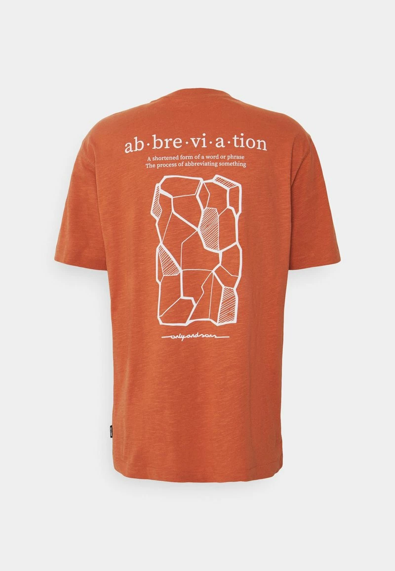 Only & Sons Herren ONSANDREW LIFE TEE - T-Shirt Print - Auburn 8 Only & Sons Herren ONSANDREW LIFE TEE - T-Shirt Print - Auburn – Bild 8