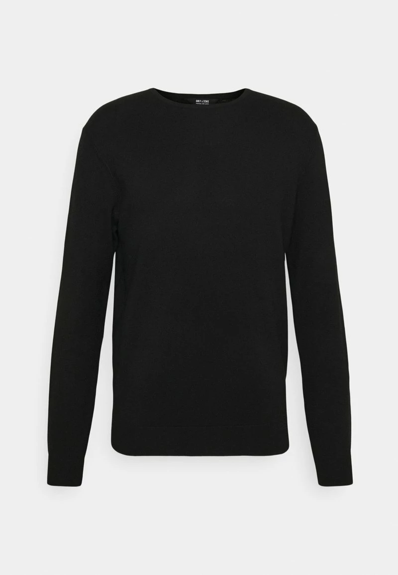 Only & Sons ONSWYLER LIFE CREW - Strickpullover - Black | Herren 1 Only & Sons ONSWYLER LIFE CREW - Strickpullover - Black | Herren