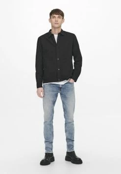 Only & Sons Herren ONSLOOM WASH - Jeans Slim Fit - Blue Denim