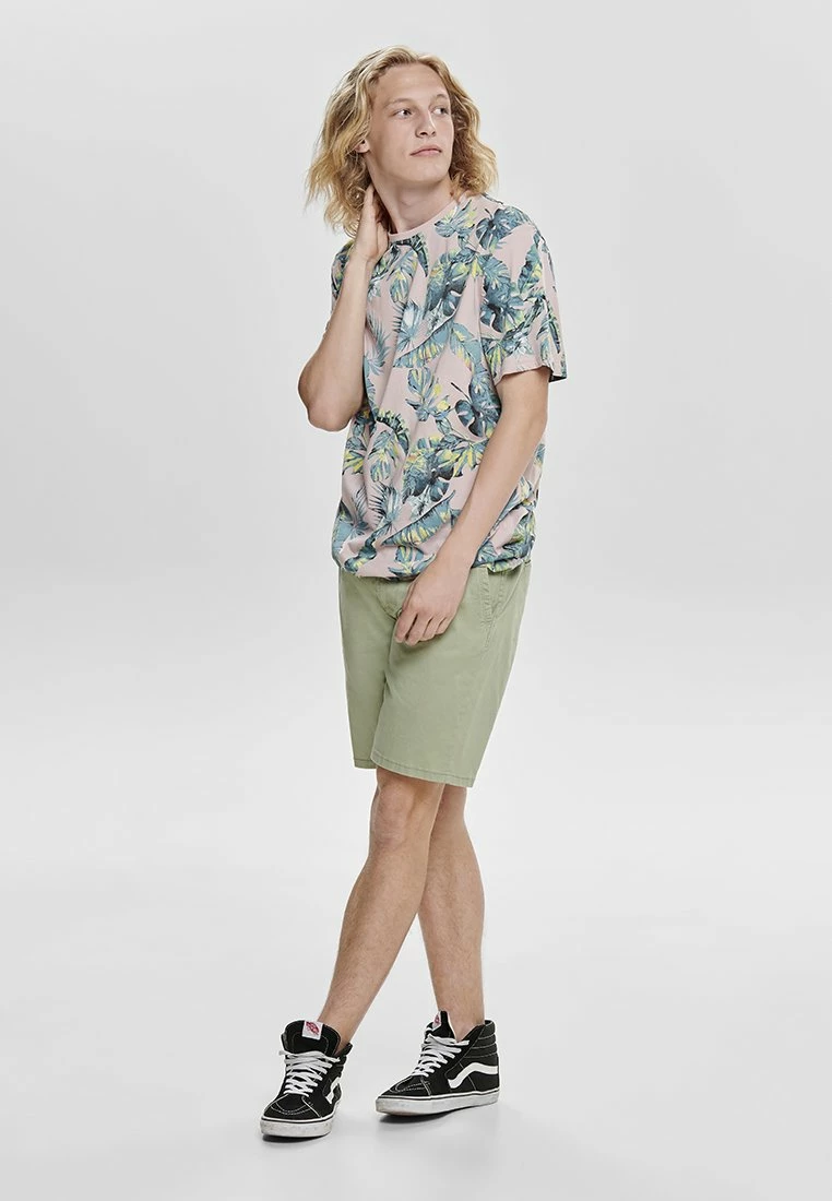 Only & Sons Shorts - Green | Herren 2 Only & Sons Shorts - Green | Herren – Bild 2