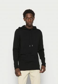 Only & Sons Herren ONSCASPER LONGLINE HOODIE - Strickpullover - Black