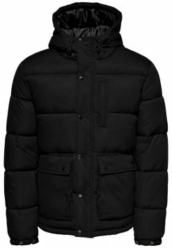 Only & Sons Herren Winterjacke - Black -Only & Sons Geschäft 674eeecf6cb346fdabe64643906620ef