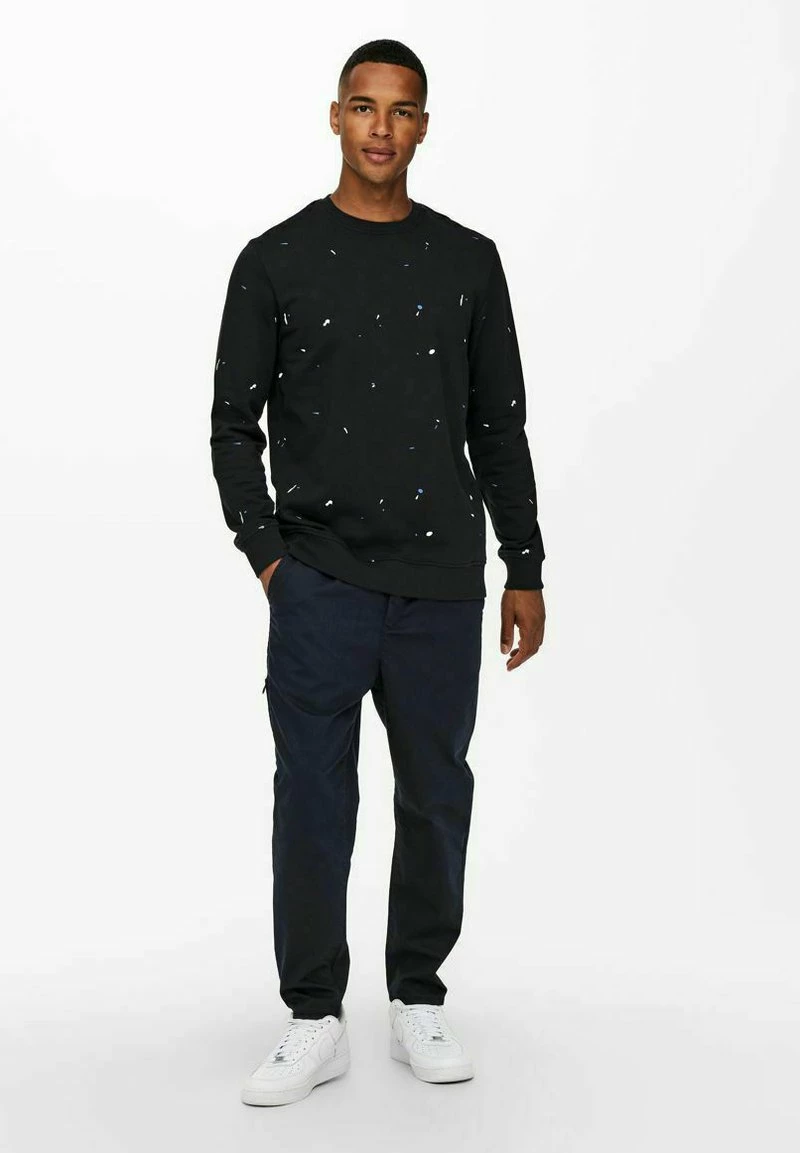 Only & Sons Sweatshirt - Dark Navy | Herren 2 Only & Sons Sweatshirt - Dark Navy | Herren – Bild 2