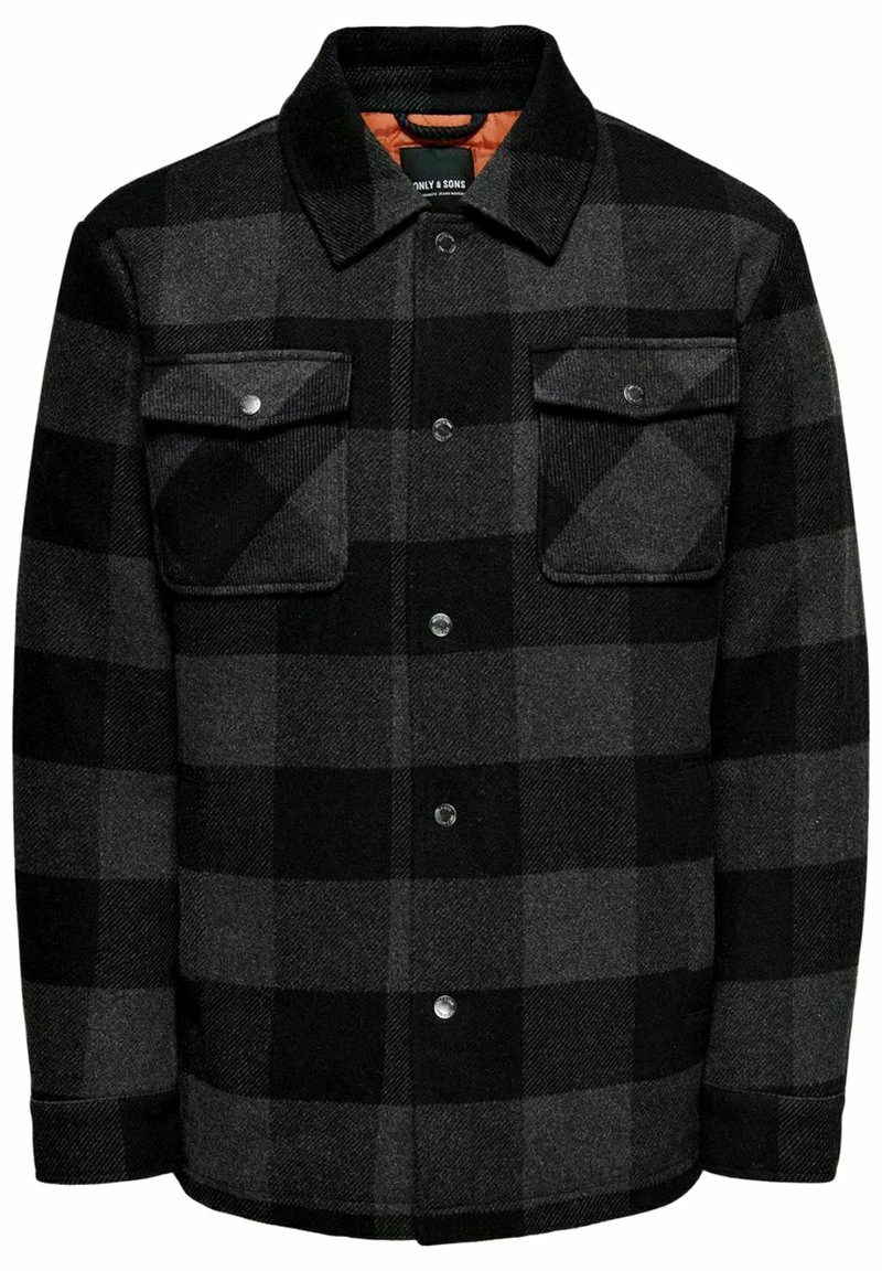 Only & Sons Herren Leichte Jacke - Black 4 Only & Sons Herren Leichte Jacke - Black – Bild 4