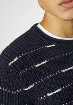 Only & Sons Herren ONSBRUCE LIFE STRIPE - Strickpullover - Dark Navy -Only & Sons Geschäft 683fb055b89d485cad93a37a362111c0