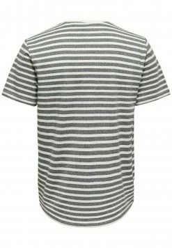 Only & Sons Herren GESTREIFT - T-Shirt Print - Star White -Only & Sons Geschäft 6860665f704a4e3ca8166a127ddd97f0