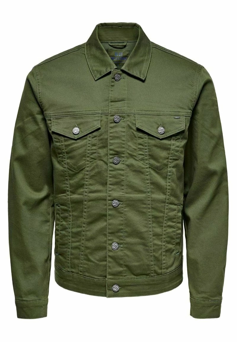 Only & Sons Jeansjacke - Olive Night | Herren 7 Only & Sons Jeansjacke - Olive Night | Herren – Bild 7