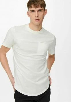 Only & Sons ONSDASH LIFE LONGY - T-Shirt Basic - Cloud Dancer | Herren -Only & Sons Geschäft 6964eb1d7098406e944daecb0b42049f