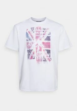 Only & Sons Herren ONSPISTOL LIFE - T-Shirt Print - Bright White