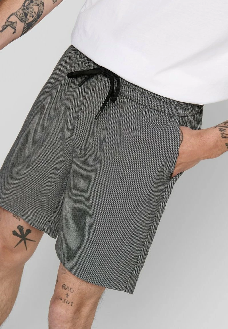 Only & Sons Herren Shorts - Light Grey Melange 4 Only & Sons Herren Shorts - Light Grey Melange – Bild 4