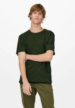 Only & Sons Herren KURZARM ONSMATT - T-Shirt Basic - Khaki -Only & Sons Geschäft 6ca22cbe887448438dc5ae28e623074f