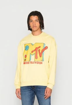 Only & Sons Herren MTV VINTAGE FIT CREW NECK - Sweatshirt - Custard