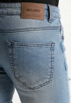 Only & Sons Herren ONSSPUN BIKER - Jeans Tapered Fit - Blue Denim 11 Only & Sons Herren ONSSPUN BIKER - Jeans Tapered Fit - Blue Denim -Only & Sons Geschäft 6cf738b4f52e412f95b23597b960a267