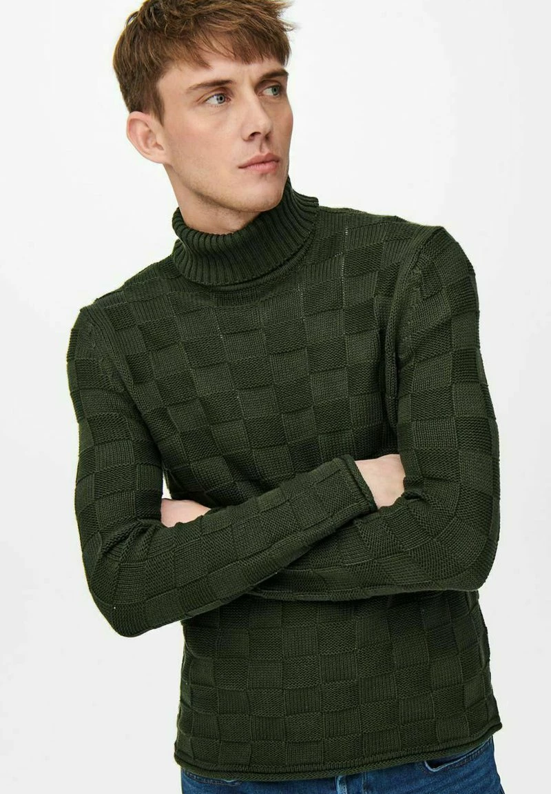 Only & Sons Herren ONSHELIX - Strickpullover - Peat 5 Only & Sons Herren ONSHELIX - Strickpullover - Peat – Bild 5