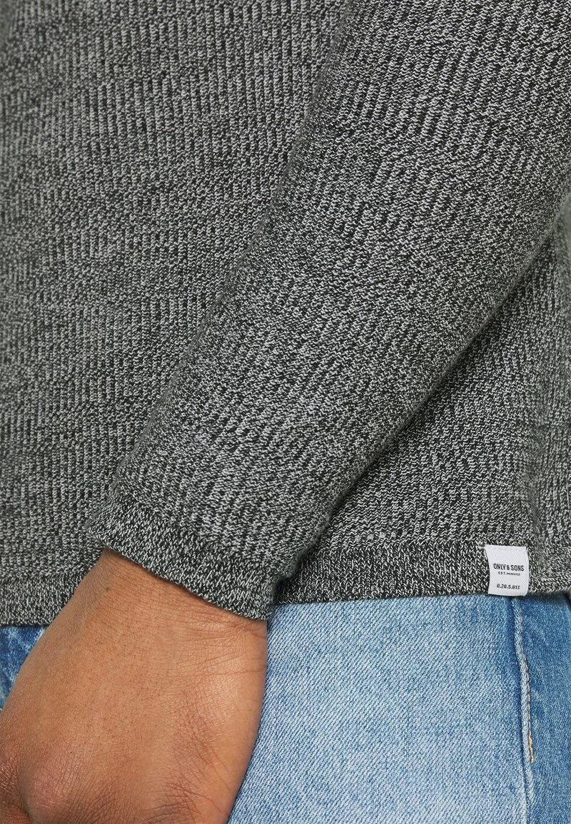 Only & Sons Herren Strickpullover - Black 7 Only & Sons Herren Strickpullover - Black – Bild 7