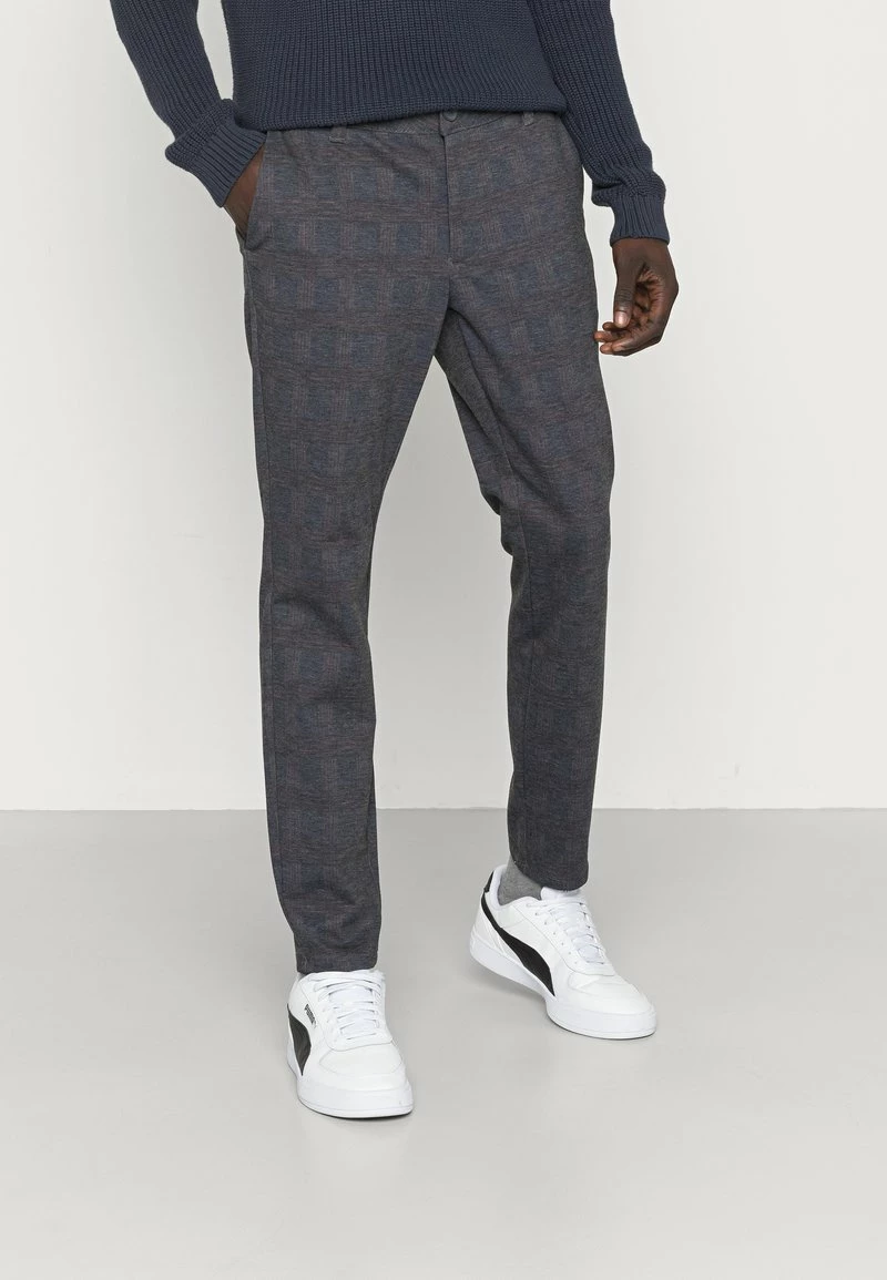 Only & Sons Herren ONSMARK NEW CHECK PANT - Chino - Dark Navy 1 Only & Sons Herren ONSMARK NEW CHECK PANT - Chino - Dark Navy