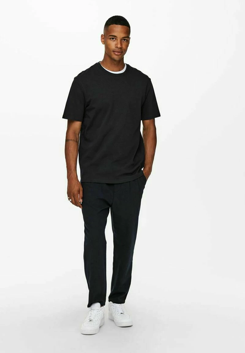 Only & Sons T-Shirt Basic - Dark Navy | Herren 2 Only & Sons T-Shirt Basic - Dark Navy | Herren – Bild 2