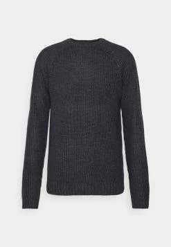 Only & Sons Herren ONSKELVIN STRUC CREW NECK - Strickpullover - Dark Grey Melange -Only & Sons Geschäft 6fbbd177fcb8486785265280a0a48150