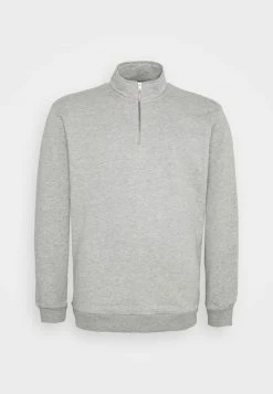 Only & Sons Herren ONSCERES LIFE HALF ZIP - Sweatshirt - Light Grey Melange